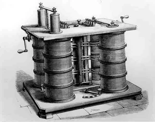 Ilustración de un generador, de Electric Illumination por Dresde Vol.II